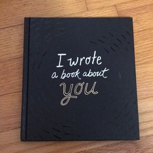 📕 📖 “I Wrote A Book About You” Black Fill-in-the-blank Book